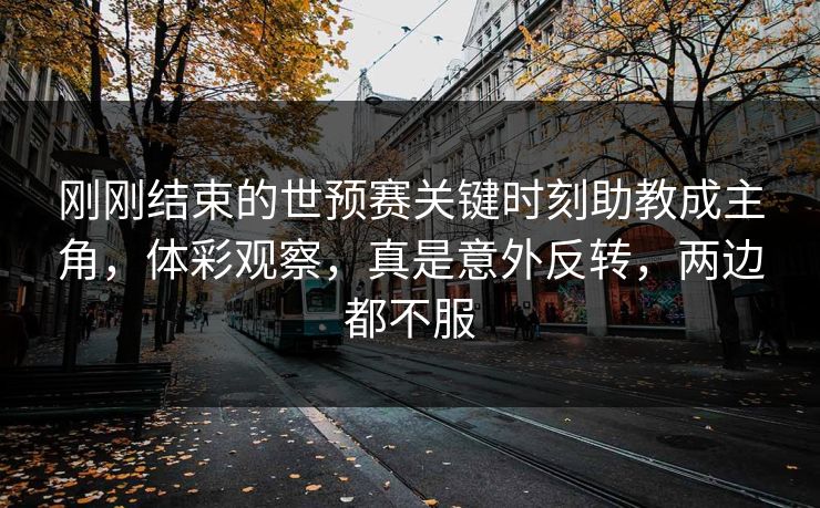 刚刚结束的世预赛关键时刻助教成主角，体彩观察，真是意外反转，两边都不服